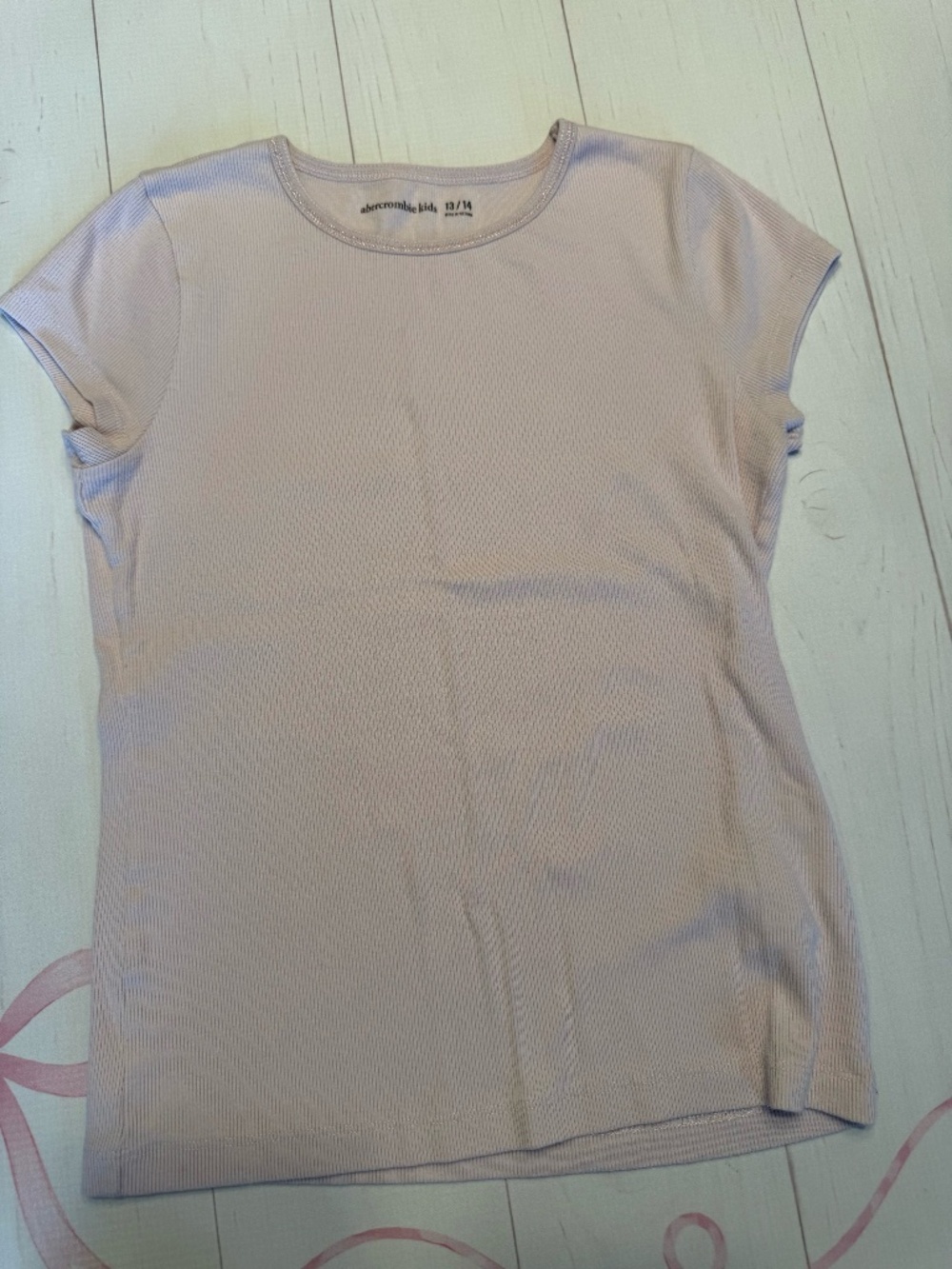 Abercrombie Kids Short sleeve ribbed top Size 13/14